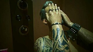 Taking a relaxing shower in Cyberpunk 2077 with the latest patch update