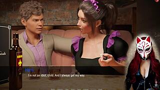 Kate 11 In Stockings And Maid Costume