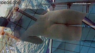 A lifeless striptease by a slim, dark-haired Hungarian teenager named Sima taken at the pool