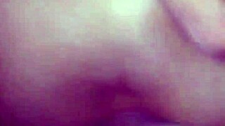 rubbing my pussy before getting both holes fucked in doggystyle