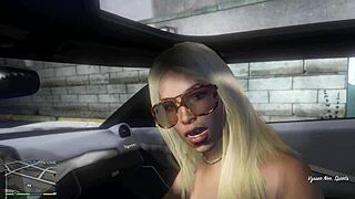 Hey, wanna ride with this GTA 5 hooker in first-person car action tonight?