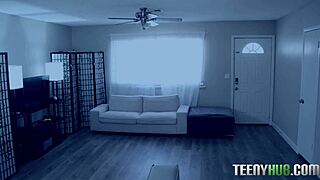 Rissa May is in Boob Clues, and Brother Love is about to pound her hard in this casual scene.