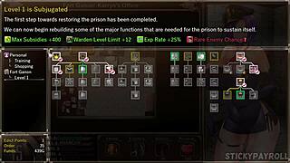 karryns prison ~ big booty white girl gets her pussy fucked by prison inmates hentai sex game - part 1