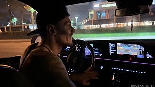 I take cj in the car for sucking and hard fucking