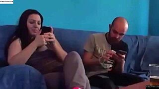 Horny Couple's Sofa Passion