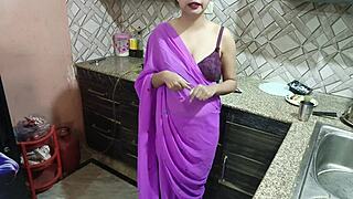 desi indian stepmom surprises vivek with dirty hindi talk