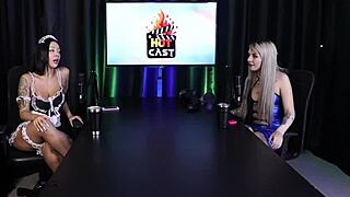 kyra's first anal with dwarf actor in sheer red lingerie 😏