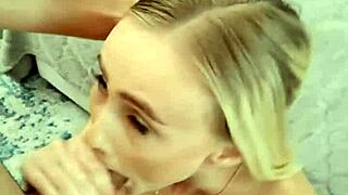 sexy blonde anal fucked doggystyle, caught on phone