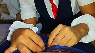 Teacher Fucks Student Anal In Uniform, Filling Her Ass With Creampie From Pov