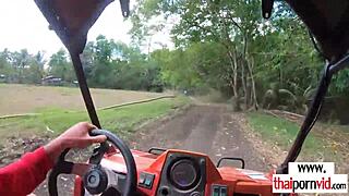 Hey, this dude licks and fucks his thai teen girlfriend's tight pussy