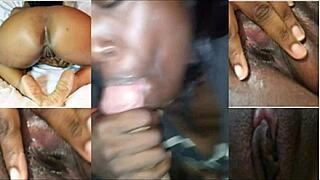 Neighbor's Mature Mom Swallows Monster Cock