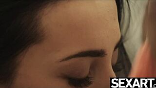 Stunning lesbians dance then devour pussy with wild hunger. Their fingering ignites raw desire.