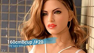 Esdoll European style B cup brown eyes 160cm sex doll for intimate use