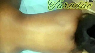 Socando Gostoso no Cu com Grande Pau Preto e Tetas Naturais Grandes