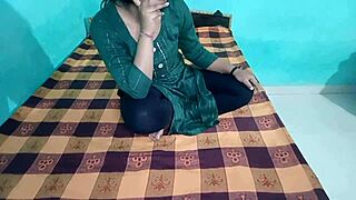 hot stepsister with big tits sucking and giving handjob