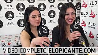 Mielcita And Almendra Suck Banana With Cream And Swallow