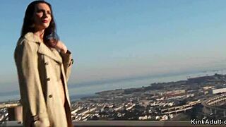 brunette slave, uhh, suckin’ in record shop, so wild!