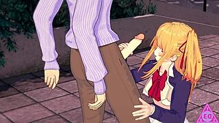 oshi no ko hoshino ruby hentai sex blowjob handjob cumshot uncensored gameplay