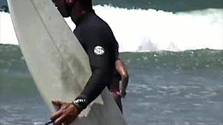 that naughty guy tricked me into sucking his cock on the public beach