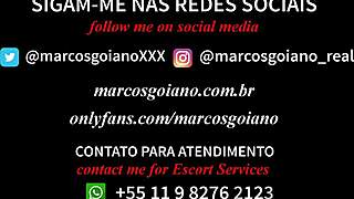 Marcos Goiano and the tattooed Atlaskxavier share a casual encounter