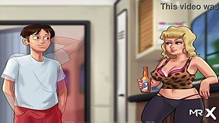 Summertime Saga: Stress Relief Handjob Episode 4 Scene 75