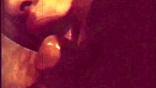 Vintage interracial scene with black pussy and white cock 😈🔥