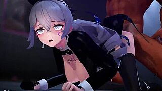 Bronya Engages In Intense Hentai Action