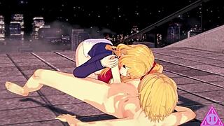 oshi no ko hoshino ruby hentai sex blowjob handjob cumshot uncensored gameplay