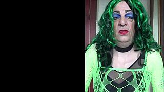 A bisexual man who has not come out of the closet wearing a dress wants to have sex, specifically anal, with another man