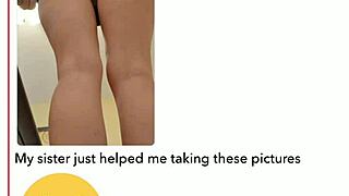 teen girl having fun with sex chat online, showing tits and ass 😏