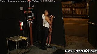 Petite Tattooed Teen Bound in First Bondage Handjob