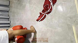 Mamãe Noel dando a bunda gostoso para o bom menino?