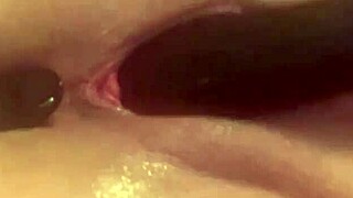 bbw masturbating her ass and pussy part 2