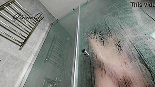 Watch That Fluffy Pussy Get Soaked In The Shower!