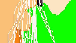 Hentai Blowjob on Big Dick in Pixel Art?