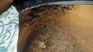 Yo, watch this Kenyan guy stroke his huge black cock