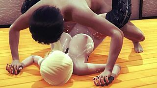 Kayle from league of legends giving her tight pussy in 3d animation