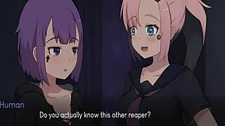 vels gets her pussy fucked and filled with cum in anime fantasy gameplay