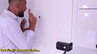 he becomes a tailor to eat vitoria beatriz's shaved pussy