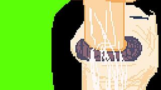 Hentai Blowjob on Big Dick in Pixel Art?