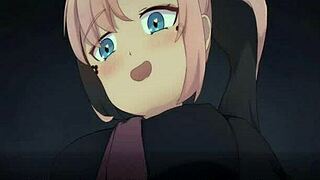 vels gets her pussy fucked and filled with cum in anime fantasy gameplay