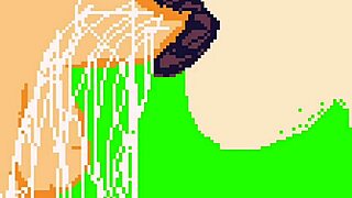 Hentai Blowjob on Big Dick in Pixel Art?