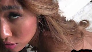 Pov Asian Babe Rides Cock In Closeup!