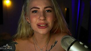 Your dominant girlfriend gives jerk off instructions in roleplay