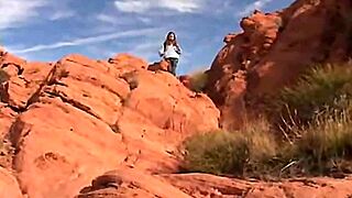 little april uses toys for outdoor masturbation