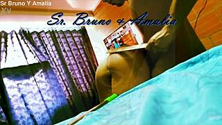 Session Spanking Amalia Sumisa With Bondage and Colombian Touch