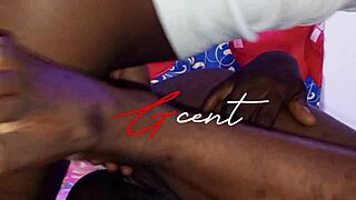 Ebony Couple's Intimate Fuck