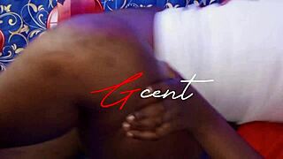 Ebony Couple's Intimate Fuck