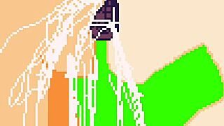 Hentai Blowjob on Big Dick in Pixel Art?