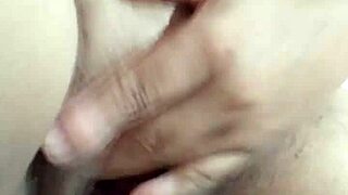 Lust and arousal resulted in fast orgasm in solo masturbation clip
